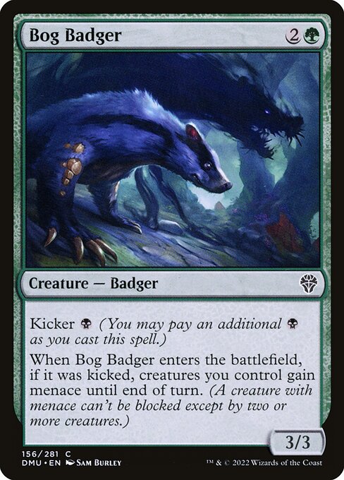 Bog Badger – Dominaria United (DMU-156) Magic: The Gathering card