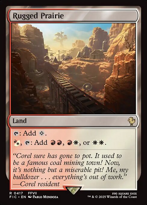 Rugged Prairie – Final Fantasy Commander (FIC-417) Magic: The Gathering card | LC-REM-20260804-15339647107404-3d575770-cb81-4353-b49e-cdaca7a5162f