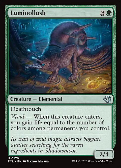 Luminollusk – Lorwyn Eclipsed (ECL-179) Magic: The Gathering card