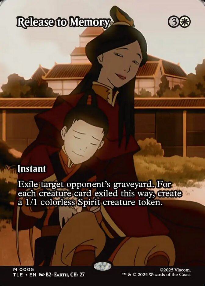 Magic-kaart Release to Memory TLE-5 uit Avatar: The Last Airbender Eternal (Mythic) Main image