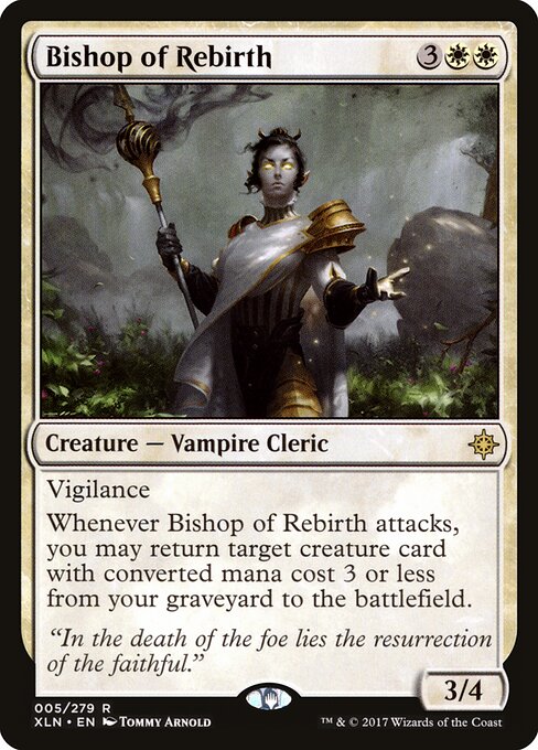 Bishop of Rebirth – Ixalan (XLN-5) Magic: The Gathering card