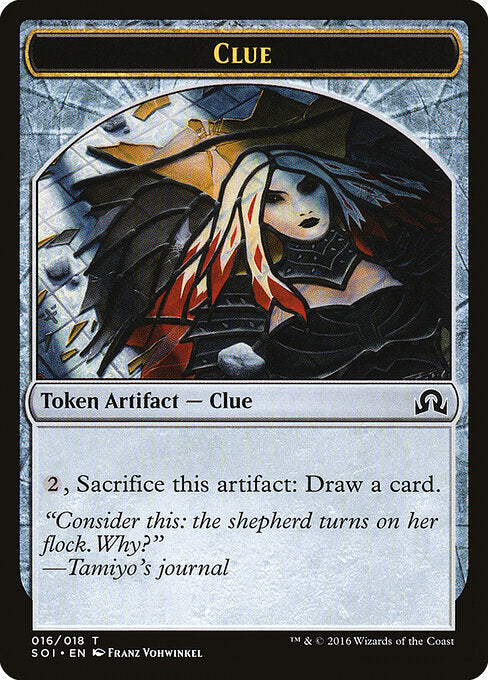 Clue – Shadows over Innistrad Tokens (TSOI-16) Magic: The Gathering card | LC-REM-20260804-15151799042380-3d66ec9c-7e5d-47ca-bce4-46798152d1f4