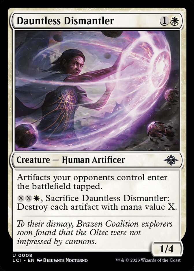 Magic-kaart Dauntless Dismantler LCI-8 uit The Lost Caverns of Ixalan (Uncommon)