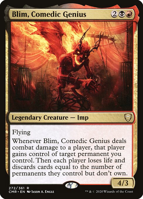 Blim, Comedic Genius – Commander Legends (CMR-272) Magic: The Gathering card Imagen principal del producto