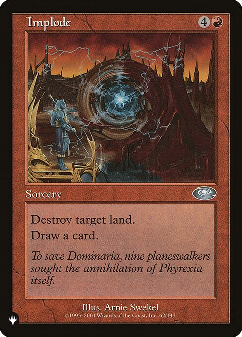 Implode – The List (PLST-PLS-62) Magic: The Gathering card | LC-REM-20260804-15150948385100-3d9405bf-00bd-445b-9170-411b4bcbf27d