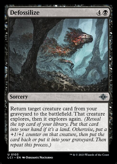 Defossilize – The Lost Caverns of Ixalan (LCI-103) Magic: The Gathering card