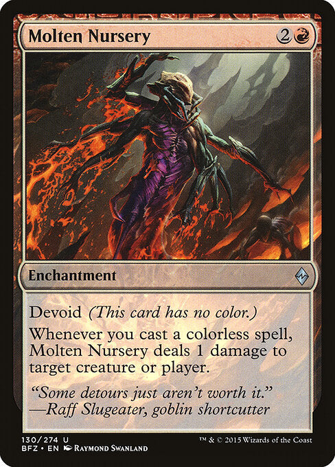 Molten Nursery – Battle for Zendikar (BFZ-130) Magic: The Gathering card