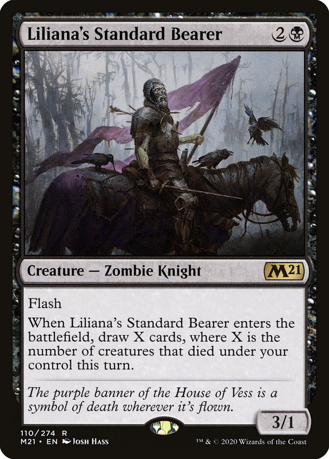 Liliana's Standard Bearer - Core 2021 (Rare) [M21-110]