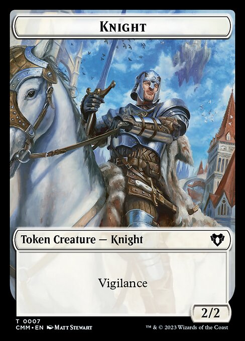 Knight – Commander Masters Tokens (TCMM-7) Magic: The Gathering card | LC-REM-20260804-15151897870668-3df61c33-38b3-4549-9e5d-ae1b5c1afd62 Main image