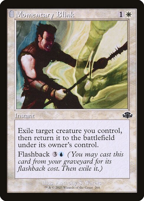 Momentary Blink – Dominaria Remastered (DMR-268) Magic: The Gathering card | LC-REM-20260804-15374404190540-3dfd5aa4-b920-4aff-ba0d-2d4777ebbf66 Immagine principale del prodotto