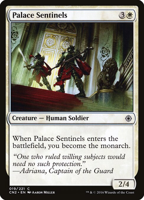 Palace Sentinels – Conspiracy: Take the Crown (CN2-19) Magic: The Gathering card