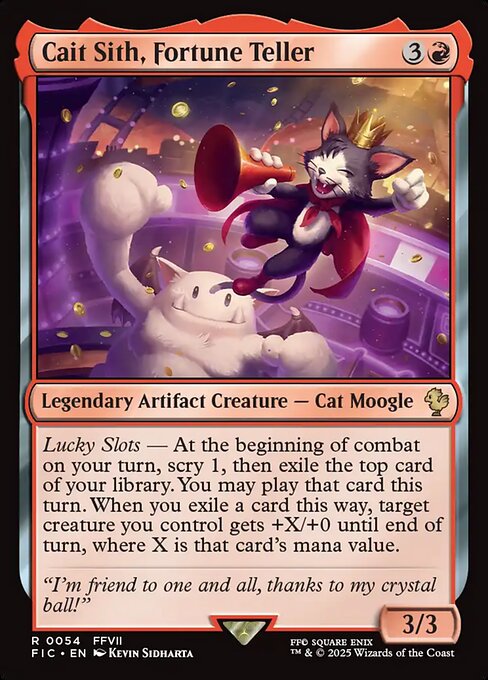 Cait Sith, Fortune Teller – Final Fantasy Commander (FIC-54) Magic: The Gathering card | LC-REM-20260804-15339531960652-3e0f6c53-6bbf-4d4c-bbbf-4dab22297527