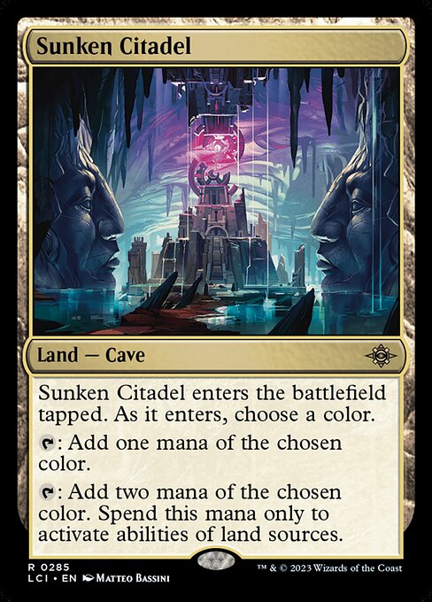 Sunken Citadel – The Lost Caverns of Ixalan (LCI-285) Magic: The Gathering card