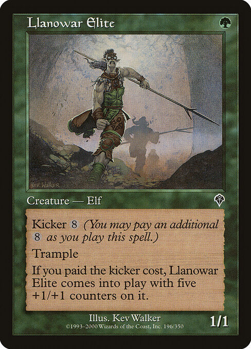 Llanowar Elite – Invasion (INV-196) Magic: The Gathering card