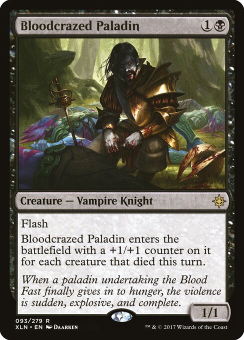 Bloodcrazed Paladin – Ixalan (XLN-93) Magic: The Gathering card