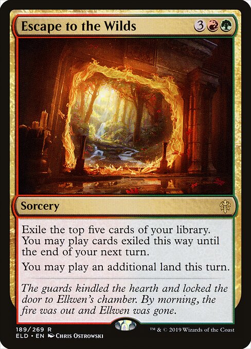 Escape to the Wilds – Throne of Eldraine (ELD-189) Magic: The Gathering card Main image