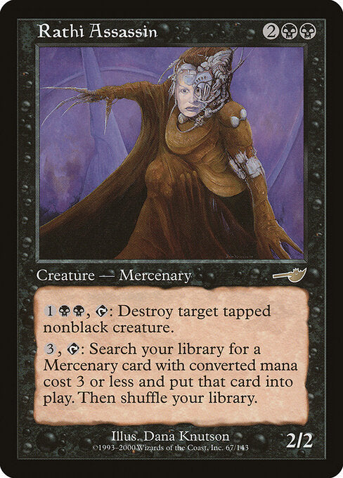Rathi Assassin – Nemesis (NEM-67) Magic: The Gathering card