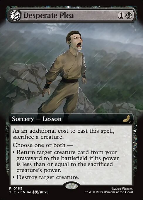 Desperate Plea – Avatar: The Last Airbender Eternal (TLE-185) Magic: The Gathering card | LC-REM-20260804-15562140189004-3e58decb-b5f8-4bbb-8054-3db3b2073466
