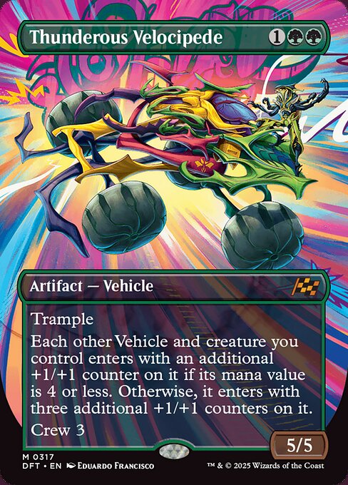 Thunderous Velocipede – Aetherdrift (DFT-317) Magic: The Gathering card | LC-REM-20260804-15339688034636-3e5f6a1c-7b34-4c23-8172-5b869c96eb65 Imagen principal del producto