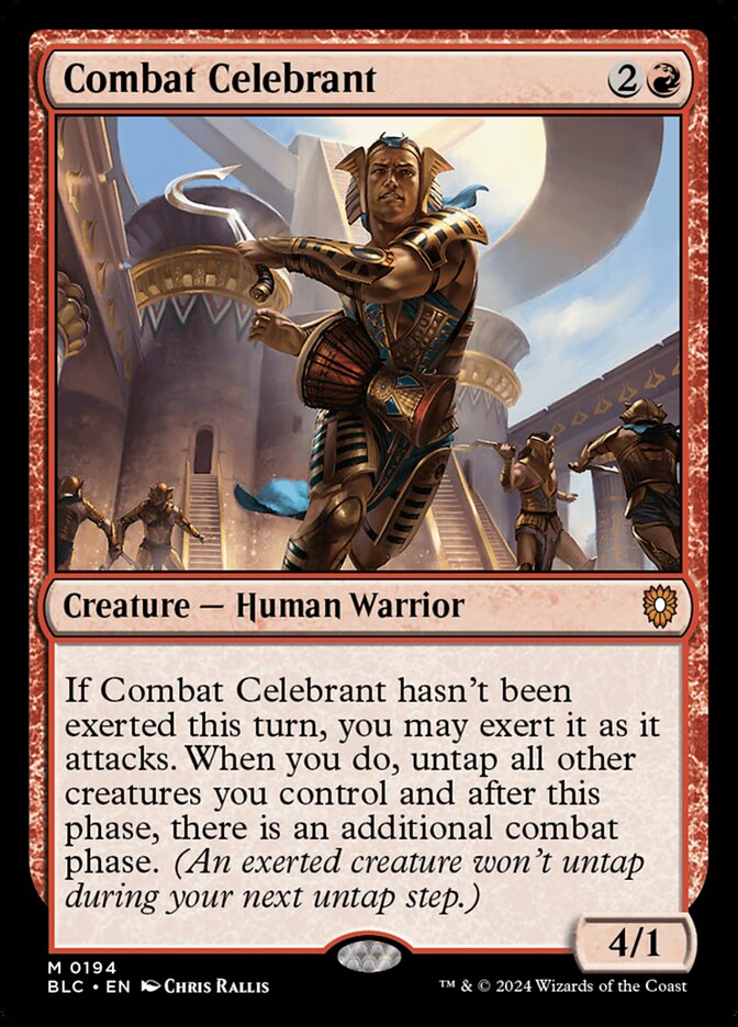 Combat Celebrant - Commander: Bloomburrow (Mythic) [BLC-194]