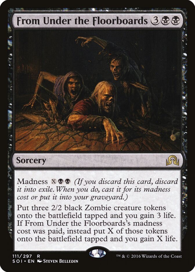 From Under the Floorboards - Shadows over Innistrad (Rare) [SOI-111] Hauptbild