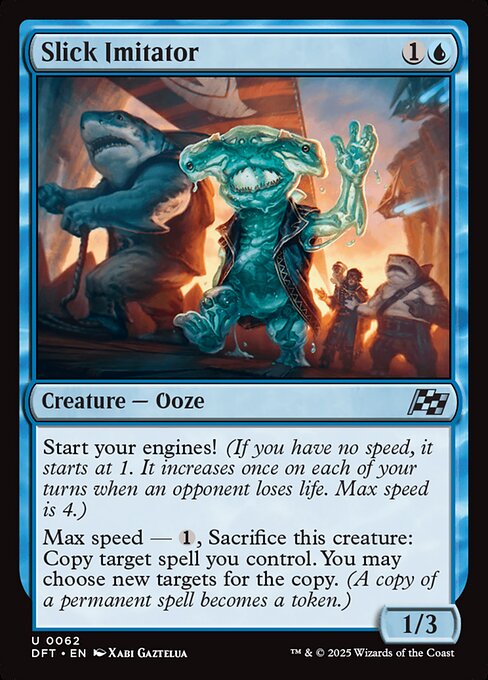 Slick Imitator – Aetherdrift (DFT-62) Magic: The Gathering card