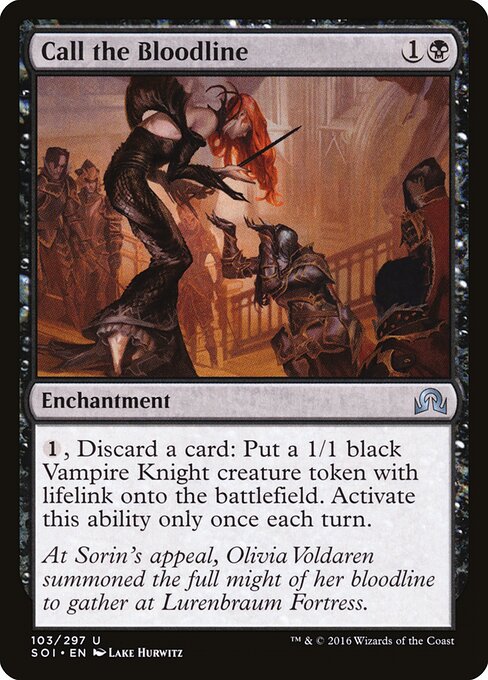 Call the Bloodline – Shadows over Innistrad (SOI-103) Magic: The Gathering card Main image