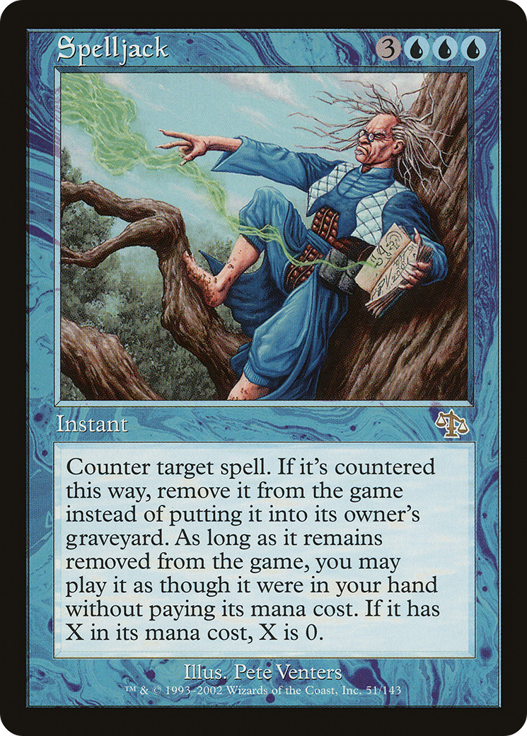 Spelljack – Judgment 51 – Magic: The Gathering single card Main image