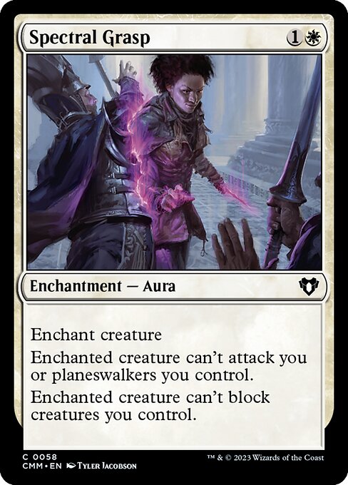 Spectral Grasp – Commander Masters (CMM-58) Magic: The Gathering card Immagine principale del prodotto