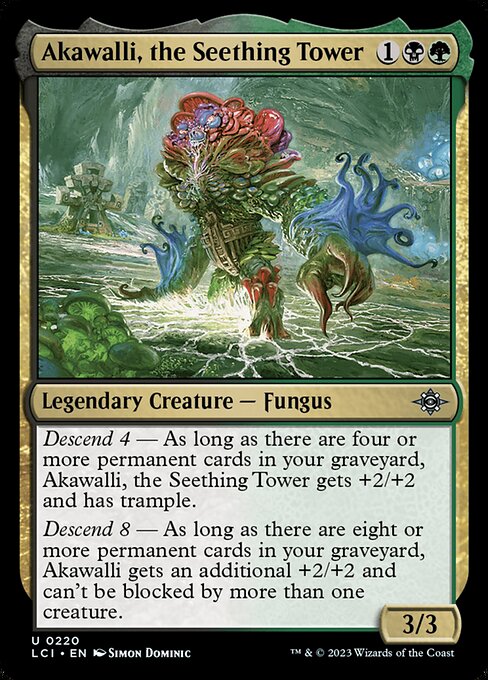 Akawalli, the Seething Tower – The Lost Caverns of Ixalan (LCI-220) Magic: The Gathering card | LC-REM-20260804-15393156006220-3ee62dd1-97d0-4e5d-8937-26c9e51e9414 Hoofdafbeelding