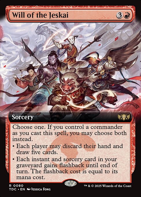 Will of the Jeskai – Tarkir: Dragonstorm Commander (TDC-80) Magic: The Gathering card | LC-REM-20260804-15409868243276-3ef5e587-8b80-4ea9-9788-367541101ecc