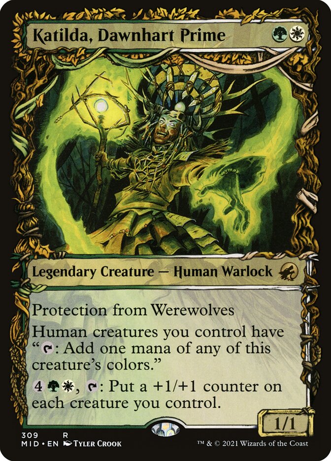 Magic-kaart Katilda, Dawnhart Prime XMID-309 uit Innistrad: Midnight Hunt (Rare)