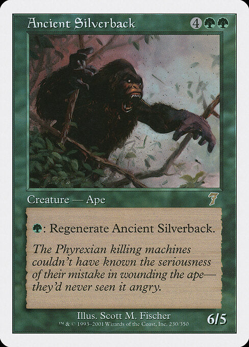 Ancient Silverback – Seventh Edition (7ED-230) Magic: The Gathering card Hauptbild