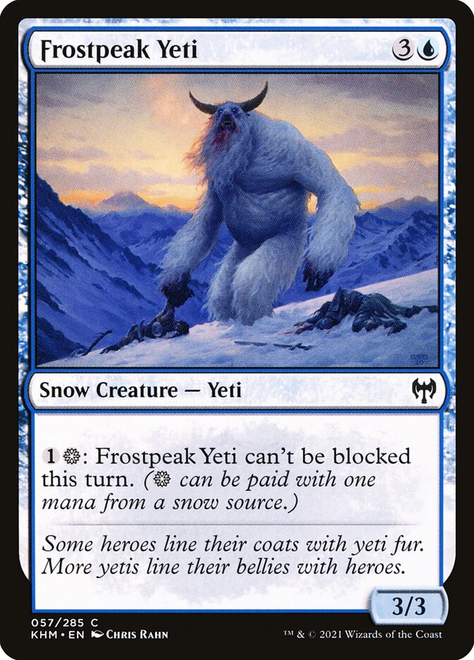 Frostpeak Yeti - Kaldheim (Common) [KHM-57]