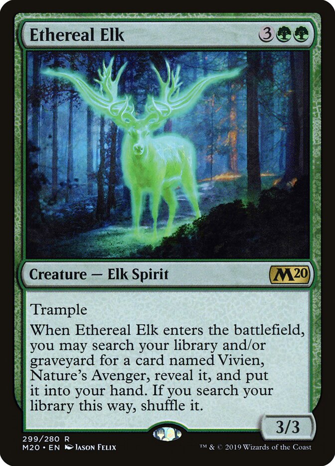 Magic-kaart Ethereal Elk XM20-299 uit Core 2020: Extras (Rare) Immagine principale del prodotto