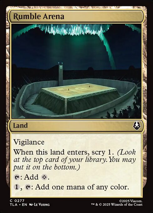 Rumble Arena – Magic: The Gathering | Avatar: The Last Airbender (TLA-277) Magic: The Gathering card