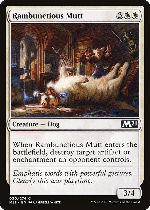 Rambunctious Mutt – Core 2021 (M21-30) Magic: The Gathering card