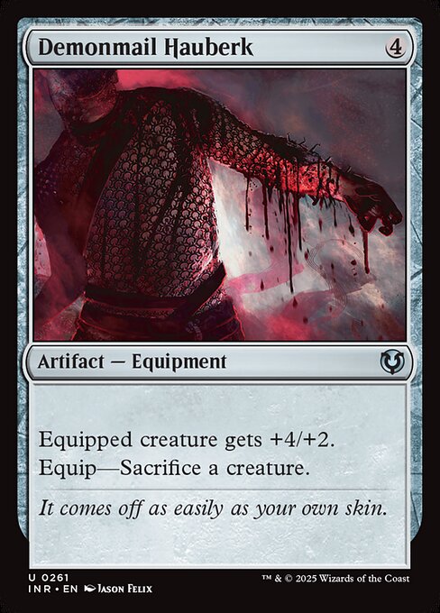 Demonmail Hauberk – Innistrad Remastered (INR-261) Magic: The Gathering card