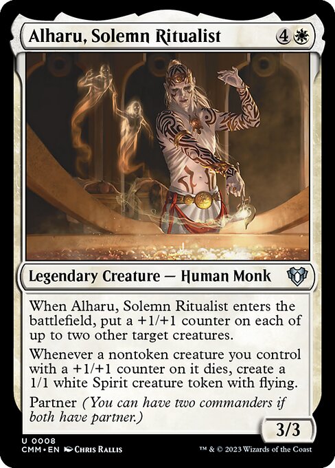 Alharu, Solemn Ritualist – Commander Masters (CMM-8) Magic: The Gathering card