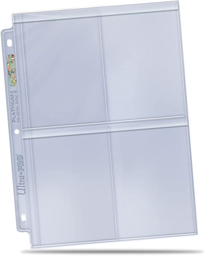 4 Pocket Secure Platinum Page voor Toploaders (1 stuk)