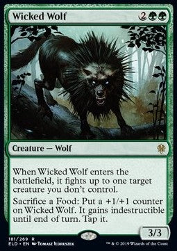 Wicked Wolf - Throne of Eldraine (Rare) [ELD-181] Hoofdafbeelding