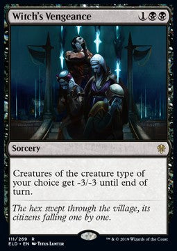 Witch's Vengeance - Throne of Eldraine (Rare) [ELD-111] Hoofdafbeelding