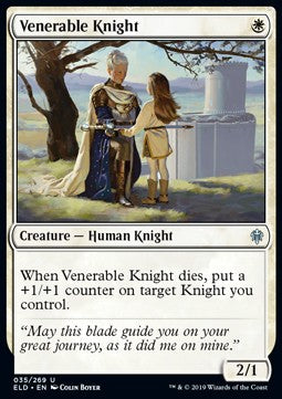 Venerable Knight - Throne of Eldraine (Uncommon) [ELD-35] Hover Image