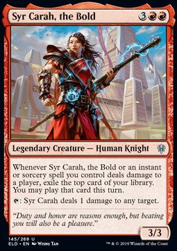 Syr Carah, the Bold - Throne of Eldraine (Uncommon) [ELD-145] Hover Image