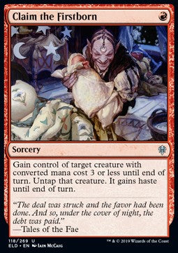 Claim the Firstborn - Throne of Eldraine (Uncommon) [ELD-118] Hover Image