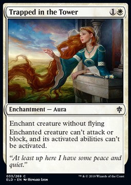 Trapped in the Tower - Throne of Eldraine (Common) [ELD-33] Hover Image