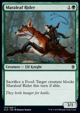 Maraleaf Rider - Throne of Eldraine (Common) [ELD-166] Hover Image