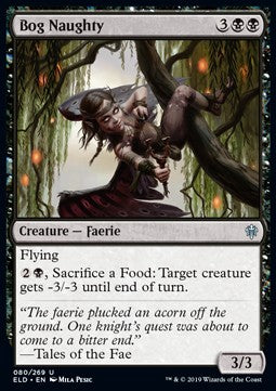 Bog Naughty - Throne of Eldraine (Uncommon) [ELD-80] Hauptbild