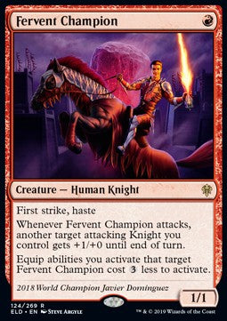 Fervent Champion - Throne of Eldraine (Rare) [ELD-124] Hauptbild