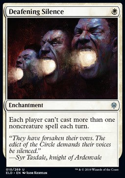 Deafening Silence - Throne of Eldraine (Uncommon) [ELD-10] Hauptbild